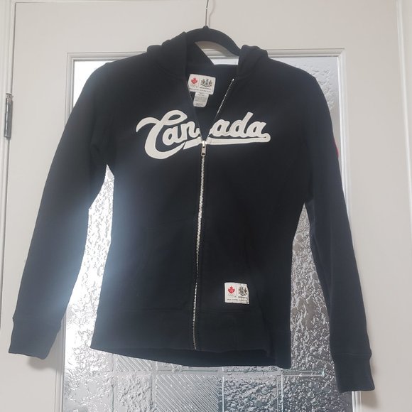 Hudson's Bay Black Canada Sweater - Picture 1 of 4